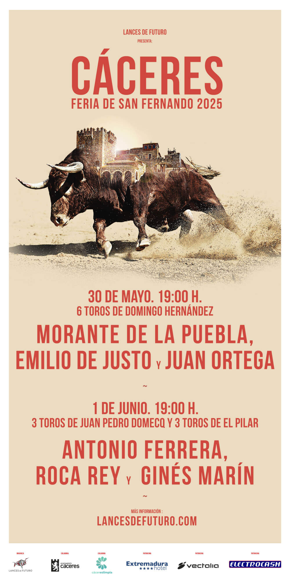 TOROS CACERES 30 DE MAYO Y 1 DE JUNIO 2025 web 1