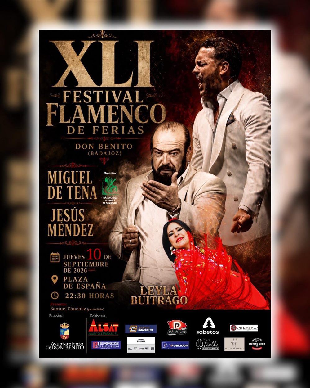 XLI FESTIVAL FLAMENCO DE FERIAS EN DON BENITO