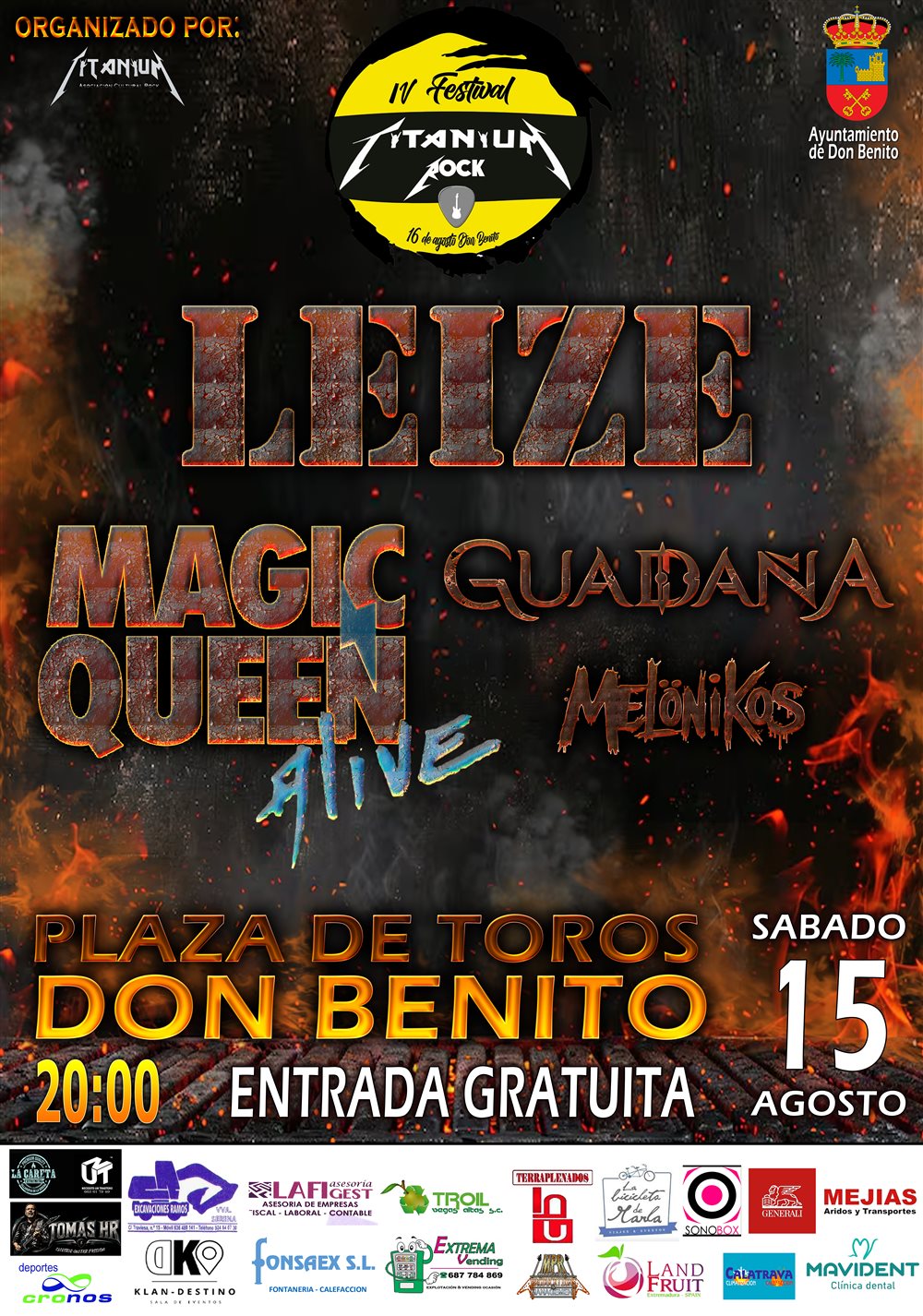 IV FESTIVAL TITANIUM ROCK EN DON BENITO
